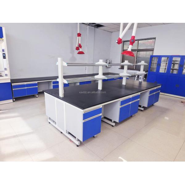 School Laboratory Furniture Bench Table with Anti-Microbial and Fireproof Advantage