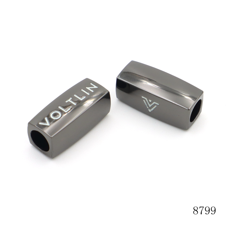 20mm Metal Tube Beads Corrosion Resistant Enamel Tube Beads Gunmetal