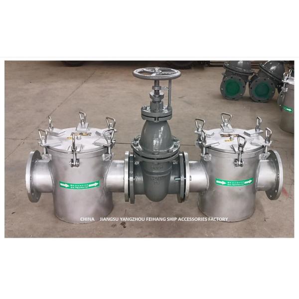 Marine Sea water Filter For Daily Fresh Water Pump AS150 CB/T497-2012 Carbon Steel Galvanized Stainless Steel Filter