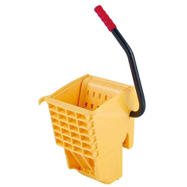 Многофункциональное желтое пластиковое оборудование чистки гостиницы с ведром Моп/выжималкой прессы