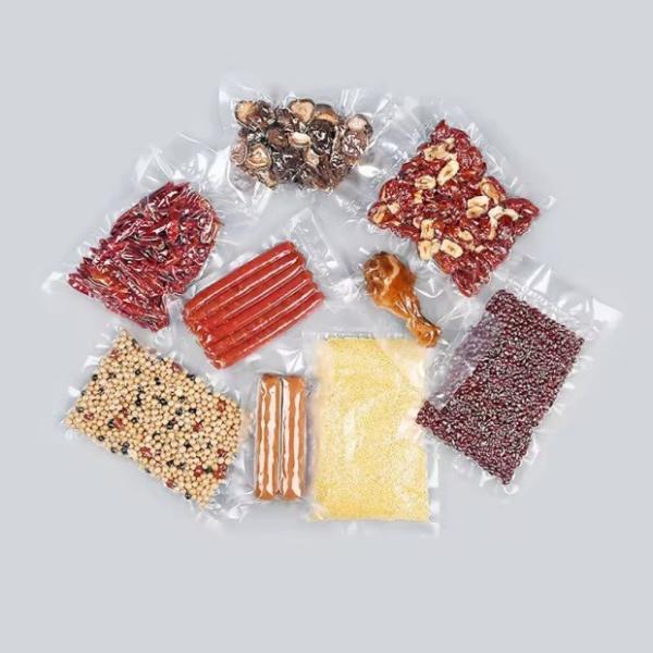 Saco de armazenamento de plástico selado em relevo de vácuo três lados selado saco de vácuo de alimentos textura saco de vácuo em relevo