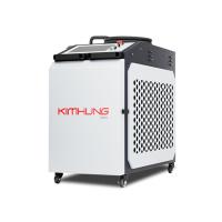 Machine de nettoyage au laser à grande vitesse 1500W 2000W refroidissement par air Matériau inoxydable Découpe de la couche d'oxydation de l'huile de rouille métallique