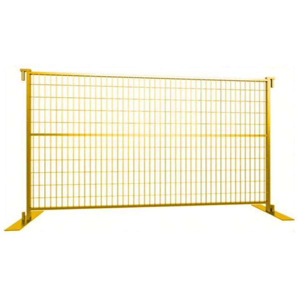 Canada Standard Galvanized Temporary Fence Powder Coated with Base