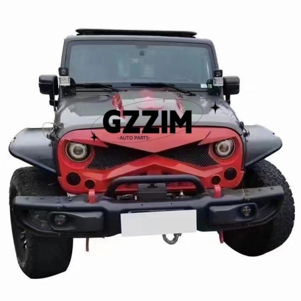 Jeep Wrangler JK JL JT Acessórios de carro Preto Largo corpo Fender Flares Roda Sobrancelhas
