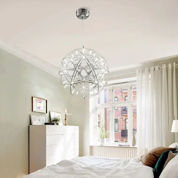 Modern Brief Loft Spark Ball LED Pendant Light  Raimond II Pendant（WH-AP-615）