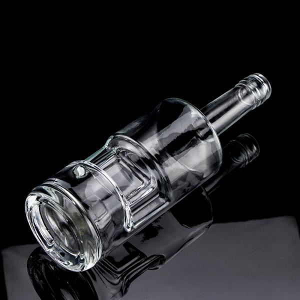 Collar Material Glass Vodka Bottle 500ml700ml for Liquor Manufacturing Industry