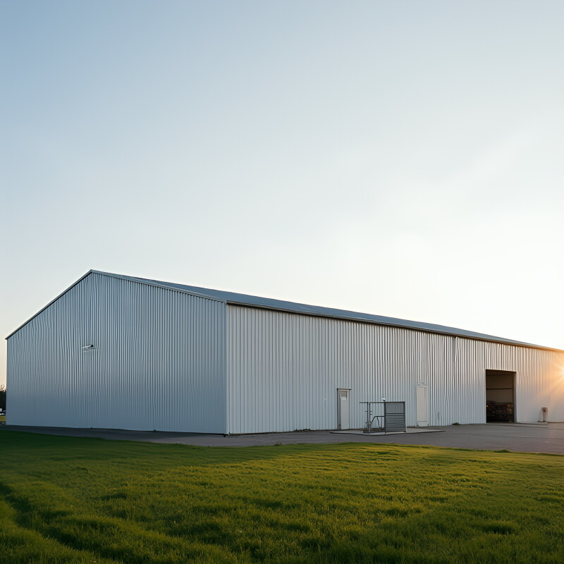 Customized Color Steel Structural Workshop Steel Frame Building CE Standard