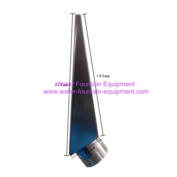 Long Fan Water Fountain Nozzles Outdoor Water Fountains Fully SS304
