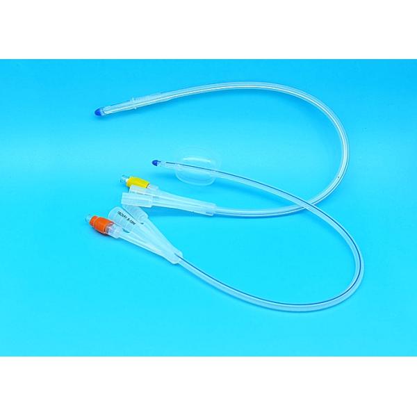 Medical Supplies 3 Way Foley Catheter 8 Fr / 10 Fr / 12 Fr Size High Safety