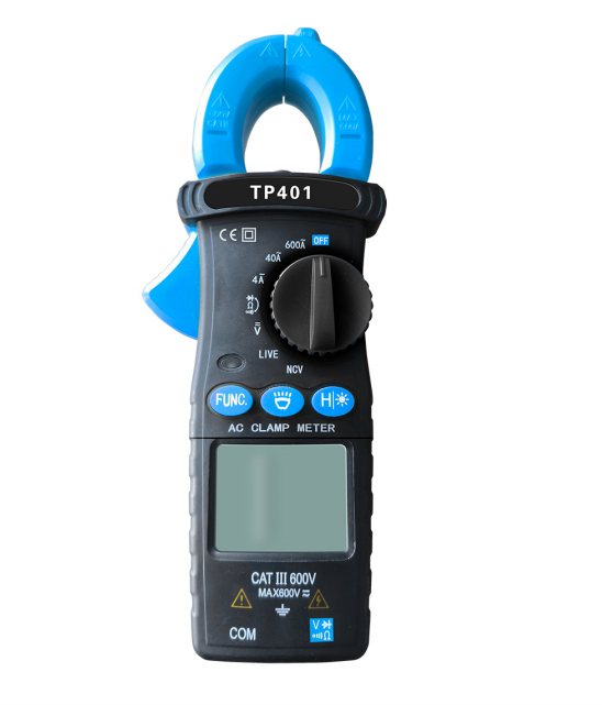 Analog And Digital Display Type TP401 Clamp Multimeter 600A