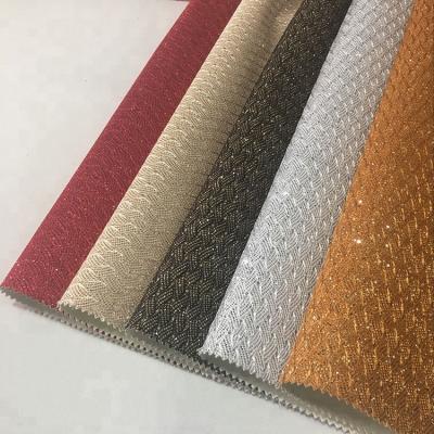 Shinning Sheer Sparkle Fabric , Glitter Material Fabric Shoe Upper Pattern