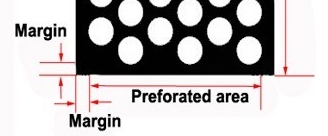 Противоскользящая перфорированная металлическая сетка, Проволочная сетка Поверхность пробивки отверстий