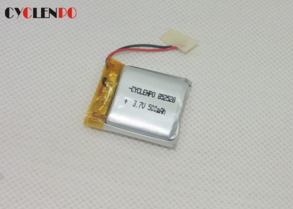 Rechargeable 3.7 V Polymer Lithium Ion Battery , High Voltage Lithium Polymer Batteries 500mah