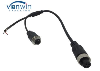 Adaptador audio da câmera do carro, fêmea de 4 Pin ao fio do conector macho para o recolhimento/micphone do camera&external