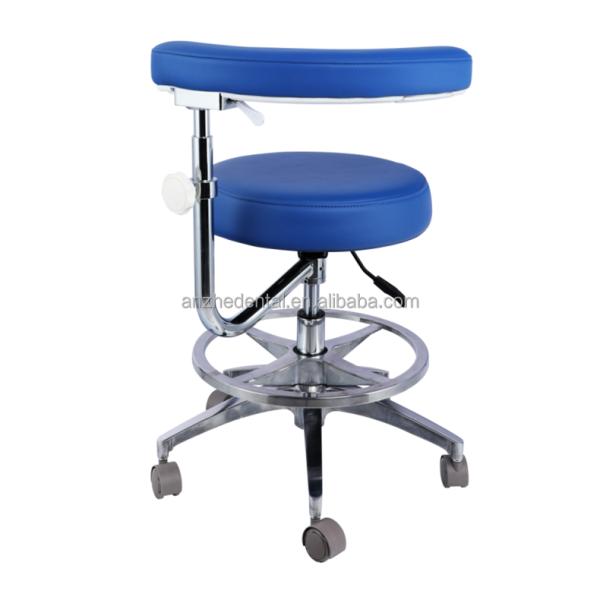 Высота регулируемая больничная мебель кресло микроволокно кожа круглое лицо стоматологический стул