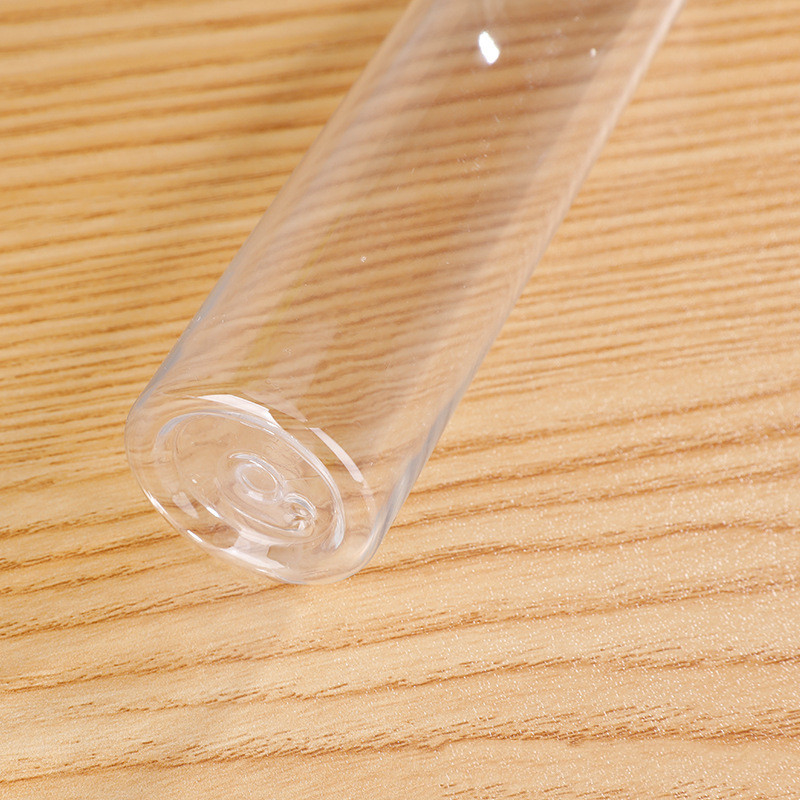 110ml Plastic Flat Bottom Test Tube Bottle Data Cable Line Tube With Screw Aluminum Gold Silver Black Cap Lid