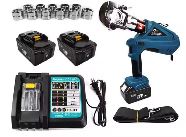 EZ-300 Battery Powered Pliers Tool 16-300 Sqmm Electric Hydraulic Cable Lug Crimping Tools Terminal Machine