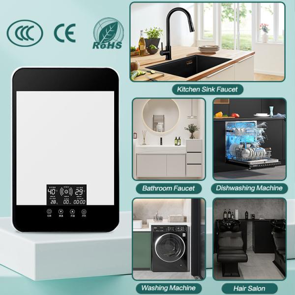 8KW / 8.5KW Shower Tankless Hot Water Heater For Bathroom 220 Volt