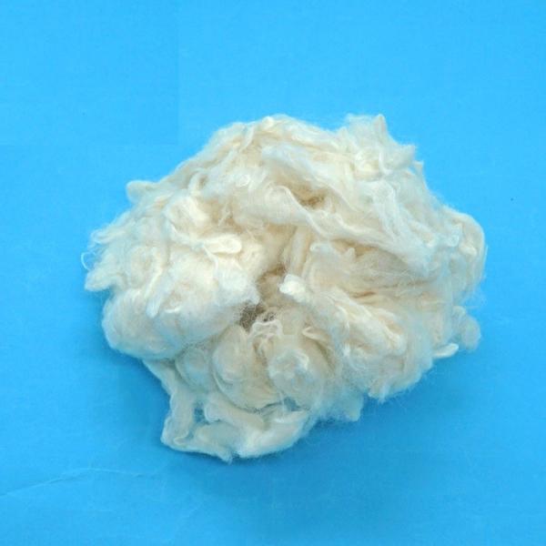 Bright White Viscose Staple Fibre 5D X 102MM Antipilling And Anti Napping