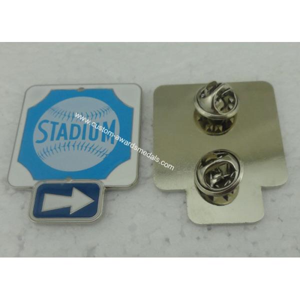Business Promotional Soft Enamel Epoxy Award Pin , Photo Etched Club Pin