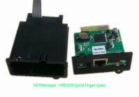 10 / conexão interna do dedo do ouro do cartão do SNMP 100BaseT para o monitor de UPS