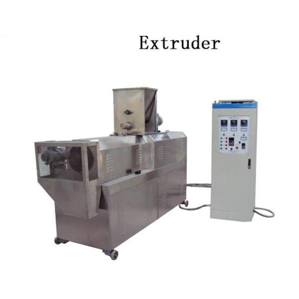 Automatic Fried Kurkure Food Extruder Machine / Kurkure Production Line 90 Kw Self Cleaning