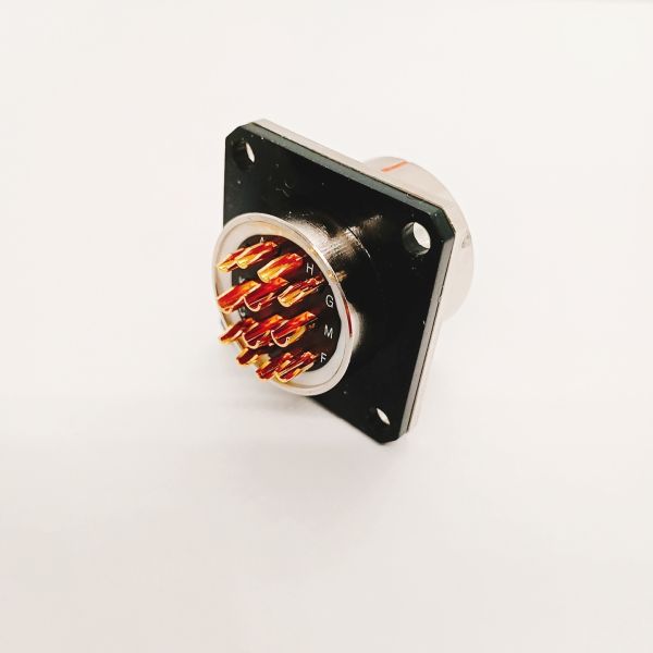 1500V Withstand Voltage MIL-DTL-26482 Circular Connector with Aluminum Alloy Body and Bayonet Quick Connection