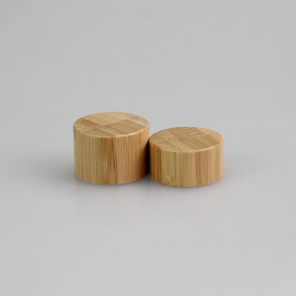 Bamboo Screw Press Disc Top Closures Cap 18mm 18/410 Makeup Water