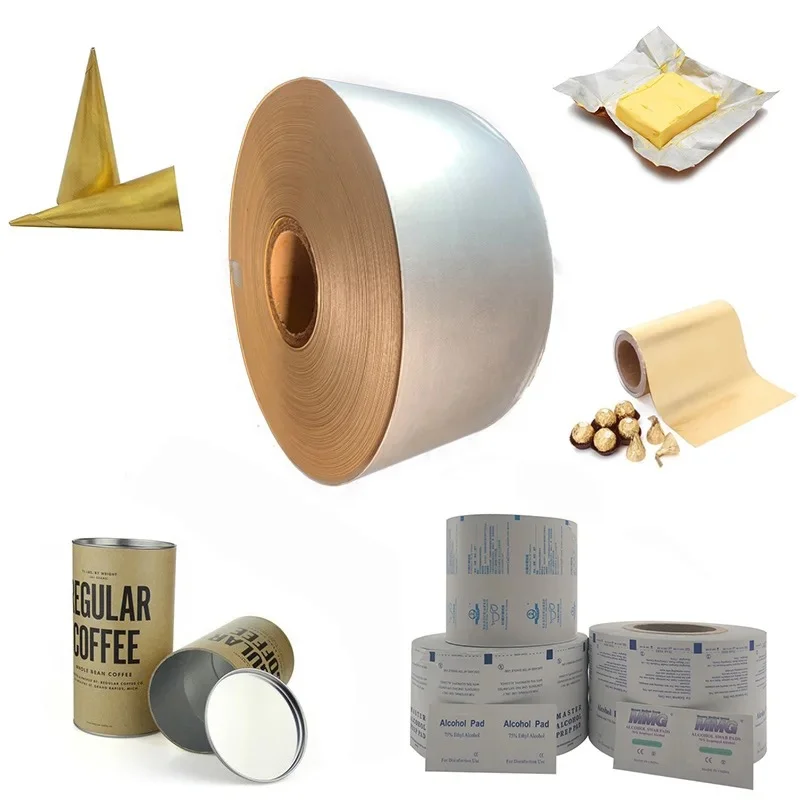 Yongsheng Laminated Aluminum Foil 8011/8079 | Aluminum-Paper Composite Packaging Material | Moisture-Proof & Oxygen Barrier