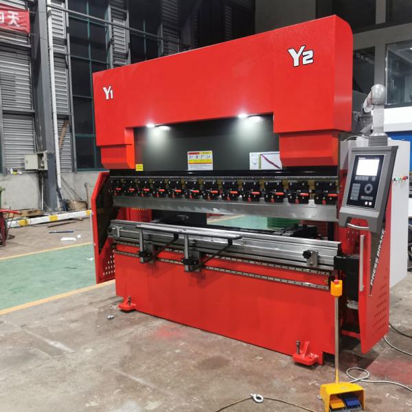 Freno eléctrico 100 Ton Metal Steel Bending Machine Delem manual DA52S de la prensa hidráulica