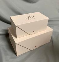 Boîte en papier pliable OEM avec logo imprimé Carton pliable à bout droit