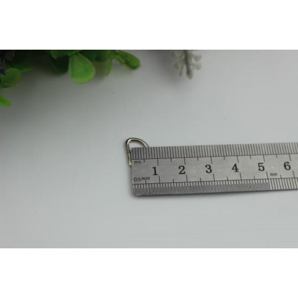 OEM cheaper metal wire iron D-ring,10mm metal d ring with 1.5mm thickness