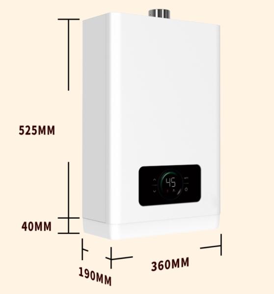 Adjustable 12-16L LPG Gas Hot Water Heater Inside House For High Moisture Areas