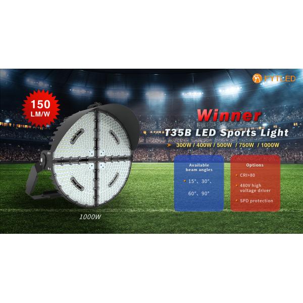 RoHS Certified AC100V 150lm/W LED Sport Court Lights High Brightness
