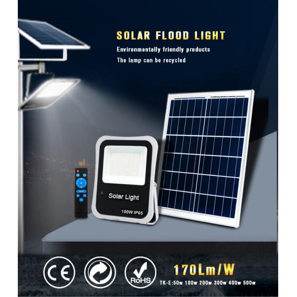 Aluminum high quality 100W outdoor solar flood light