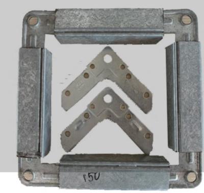 Flange da condição do ar que forma a máquina