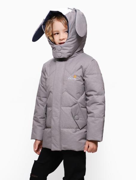 Bilemi Baby Thick Lovely Warm Parkas Detachable Cap Down Jacket Winter Boys Downcoat Baby Suit