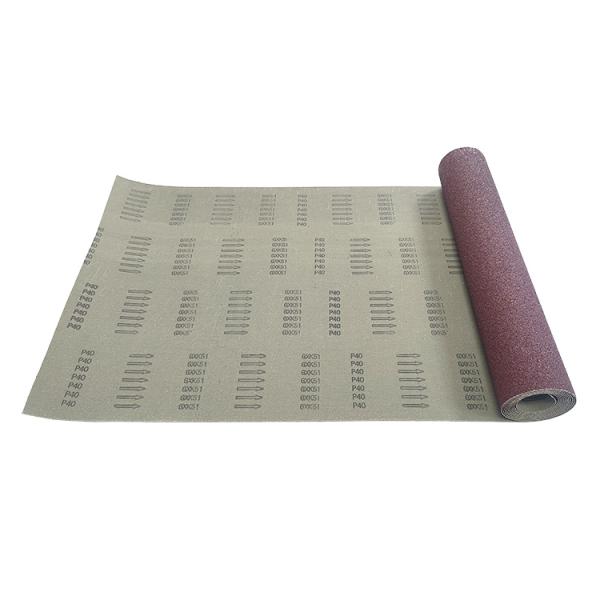 Professional Design Cloth Backing Sandpaper Roll 1400mm*50M for Wood and Metal GXK51