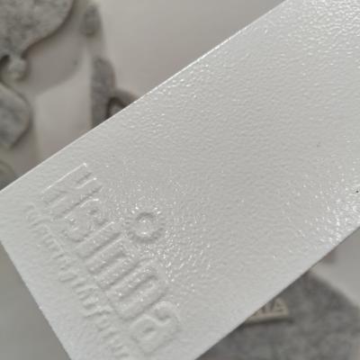 White Wrinkle Texture Polyester Powder Coating 60-80um for Metal