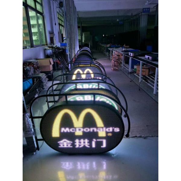 Hitechled ultra-light Double-sided outdoor full color LED LOGO Digital Sign for shops,stores,pharmacy,restaurant