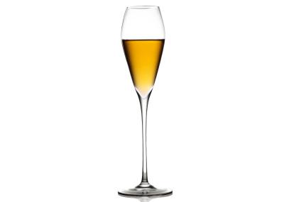 220ml 24cm Lead Free Crystal Champagne Glasses Vintage Laser Etching