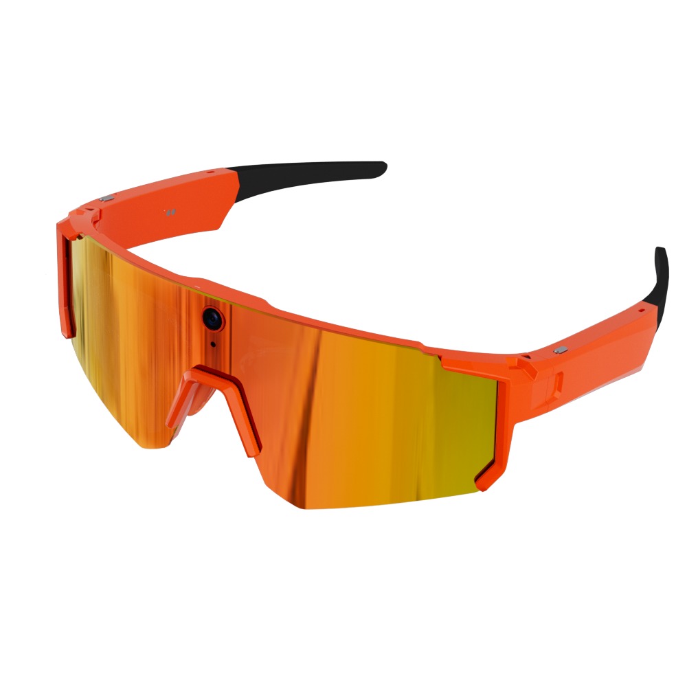 V06 Smart Glasses-1200P Video AI Object Recognition IP54 Waterproof Magnetic Charging Voice Control Semi-Open Stereo