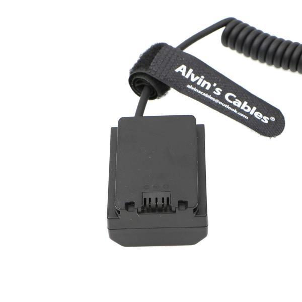 Alvin's Cables NP FZ100 D to D tap Coiled Power Cable for Sony A7III A7RIII A7SIII A9 Camera