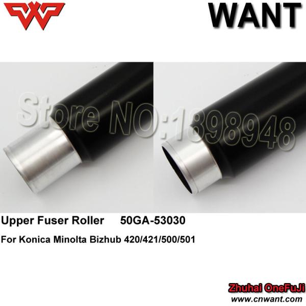 Upper Fuser Roller BH420 BH421 BH500 BH501 50GA-53030 50GE-53030 For Konica Minolta Bizhub 420/421/500/360 upper roller