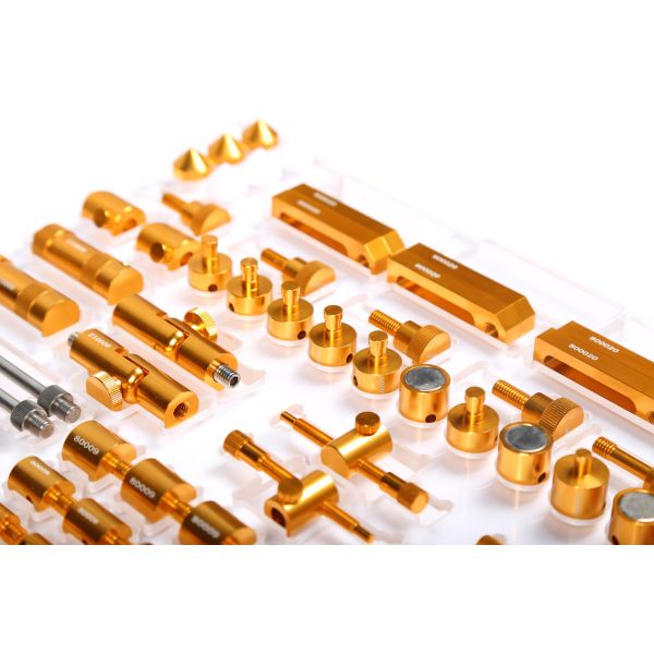 Aluminum Alloy Box CMM Kit – 4.2kg Net, 60 Components: Cone, Nylon Cone & Magnet