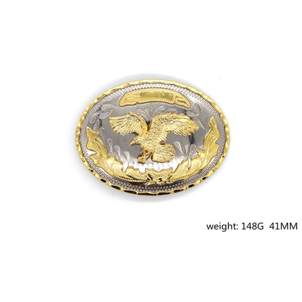 Wenzhou KML High Quality Fashion Handmade Oval 41mm 2 Color Metal Belt Buckle