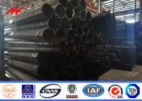 S355JR Polo tubular de aço galvanizou a distribuição da eletricidade da transmissão de energia