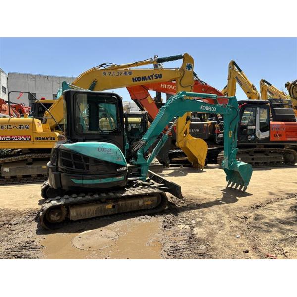 40.5 KW Original Japanese Kobelco 55sr 5-ton Mini Excavator Crawler Excavator Machine