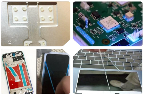 UV Moisture Dual Cure Conformal Coating Adhesive Low Hardness Low Odor Blue Fluorescence PCB Protection 3200