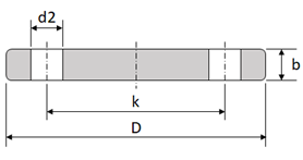 Weld Neck Stainless Steel Pipe Flanges DIN 2527 PN10 AISI 304/L